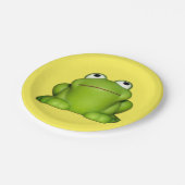 カワイトスマイリーカエル ペーパープレート (アングル)