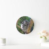 カワイトスリープコアラインツリー ラウンド壁時計 (ホーム)