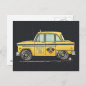 カワイトタクシー ポストカード (正面/裏面)