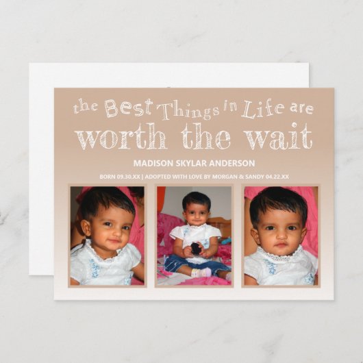 カワイトタンワース様のお迎え3枚の写真 ポストカード (正面/裏面)