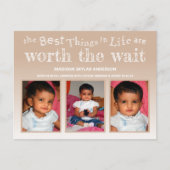 カワイトタンワース様のお迎え3枚の写真 ポストカード (正面)