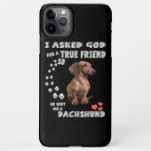 カワイトダックスフントドキシーガールギフトダックスフントマム iPhoneケース (裏面)