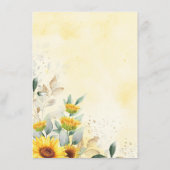 カワイトテディベアヒマワリーベビー エンクロージャーカード (裏面)