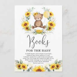 カワイトテディベアヒマワリーベビー エンクロージャーカード