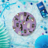 カワイトドッグ品種誕生日 ペーパープレート (パーティー)