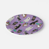 カワイトドッグ品種誕生日 ペーパープレート (アングル)