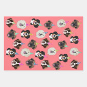 カワイトドッグ品種誕生日 ラッピングペーパーシート (正面2)