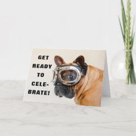 カワイトドッグ追加名称または年齢おもしろいハッピーバースデーカード カード