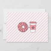 カワイトドーナツ&コーヒーバレンタインデーのブランチ 招待状 (裏面)