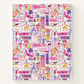 カワイトドールマニキュアパターン ノートブック (裏面)