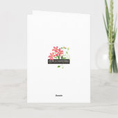 カワイトネズミキャロル歌手スコットクリスマスカード シーズンカード (裏面)