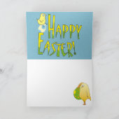 カワイトハッピーイースターグリーティングカード シーズンカード (内部)