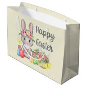 カワイトハッピーイースターバニーホリデーパーティー  ラージペーパーバッグ (裏面アングル)
