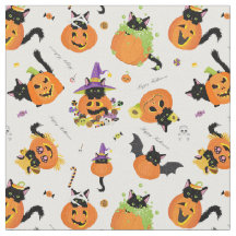 カワイトハロウィンブラックキャットカボチャ
