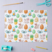 カワイトバタフライ&イースターエッグデコパージュ 薄葉紙 (クラフト)