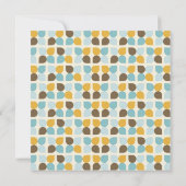 カワイトバースデーパーティの招待状テンプレートボーイガール 招待状 (裏面)