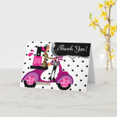 カワイトバースデーパーティー爪、 ネイルポーランドスクーターガールドット カード (黄色い花)