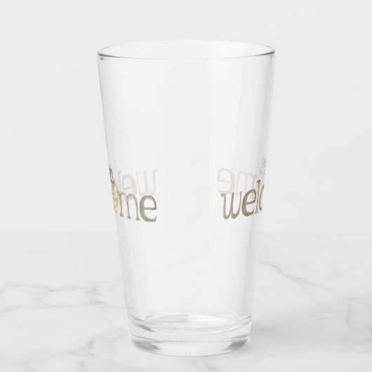 カワイトパイナップルウェルカムウォーターカラーグラス タンブラーグラス (右)