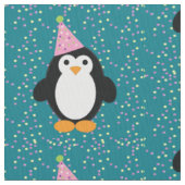 カワイトパーティーペンギン ファブリック (クローズアップ)