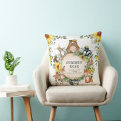 カワイトヒマワリウッドランドアニマルズガール子供部屋デコー クッション (椅子)
