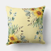 カワイトヒマワリウッドランドアニマルズガール子供部屋デコー クッション (裏面)