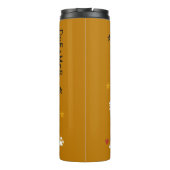 カワイトヒョウキャット顔スケッチ。リトルチェおもしろいータ タンブラー (裏面)