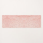 カワイトピンクの一角獣の斑点パーソナライズされた ヨガマット (裏面(横))