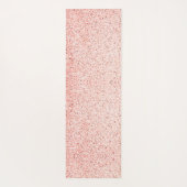 カワイトピンクの一角獣の斑点パーソナライズされた ヨガマット (裏面)