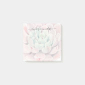 カワイトピンクグリーンの多パーソナライズされた汁 ポストイット (正面)
