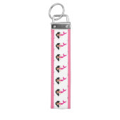 カワイトピンクテールの人魚サンダー_コーブ リストバンドキーホルダー (鍵トップ)