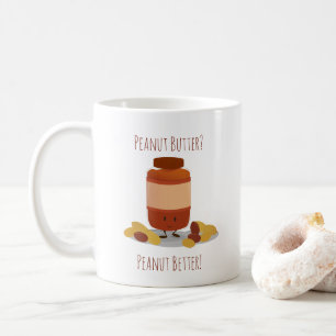 カワイトピーナツバタージャー食品 コーヒーマグカップ