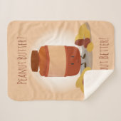 カワイトピーナツバタージャー食品 シェルパブランケット (正面(横))