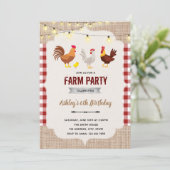 カワイトファームチキンテーマ招待 サンキューカード (スタンド正面)