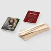 カワイトフォト引用文Red 2022卒業ありがとう ハンドファン (組立なし)