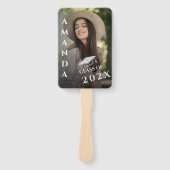 カワイトフォト引用文Red 2022卒業ありがとう ハンドファン (正面)