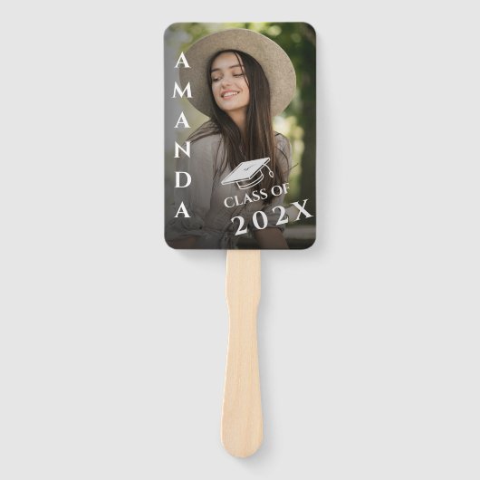 カワイトフォト引用文Red 2022卒業ありがとう ハンドファン (正面)