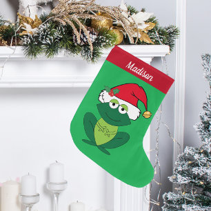 カワイトフロッカスタムグ ラージクリスマスストッキング