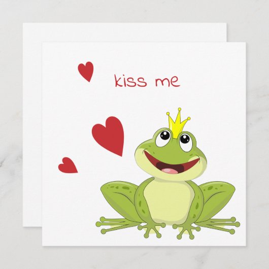 カワイトフロッグプリンスキスMe シーズンカード (正面/裏面)