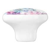 カワイトフローラ水色ベビーゾウ少年用象 セラミックノブ (側面)