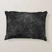 カワイトブラックチータヒョウの肌のプリント アクセントクッション (裏面)