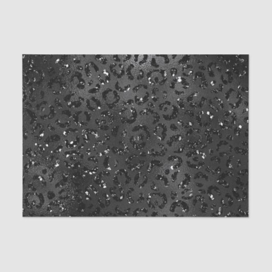 カワイトブラックチータヒョウの肌のプリント 薄葉紙 (正面)