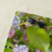 カワイトブラックラブラドールレトリーバー犬の子犬ペット写真 ビーチタオル (インサイチュ)