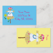 カワイトブロンドピグテール 名刺 (正面/裏面)