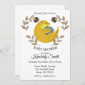 カワイトベビーカワウソのベビーシャワー 招待状 (正面/裏面)