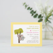 カワイトベビーコアラベア&ママベビーシャワー 招待状 (スタンド正面)