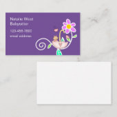 カワイトベビーシッ連絡ター名刺 名刺 (正面/裏面)