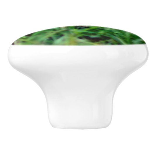 カワイトベビーチプムンク野生動物をのぞき見   セラミックノブ (側面)