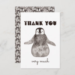 カワイトベビーペンギンサンキュー  サンキューカード