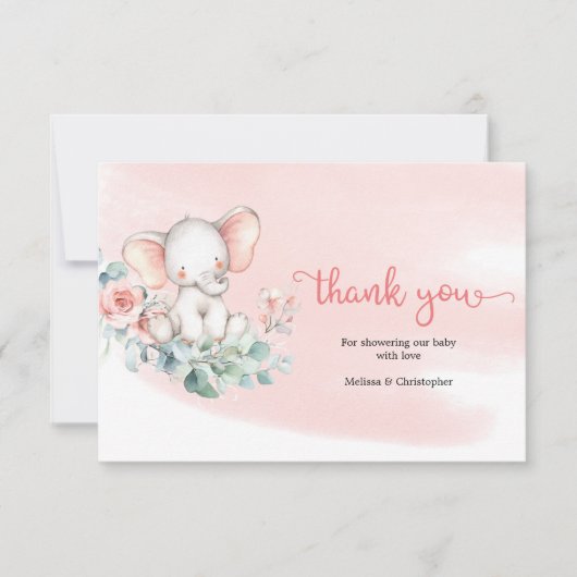 カワイトベビーユーカリリース感謝していユーカリ サンキューカード (正面)