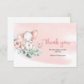 カワイトベビーユーカリリース感謝していユーカリ サンキューカード (正面/裏面)